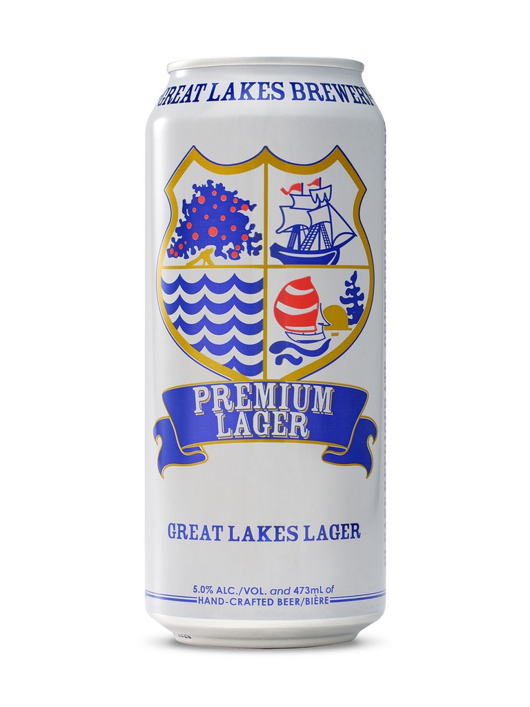 Great Lakes Brewery Lager - 473 ml can