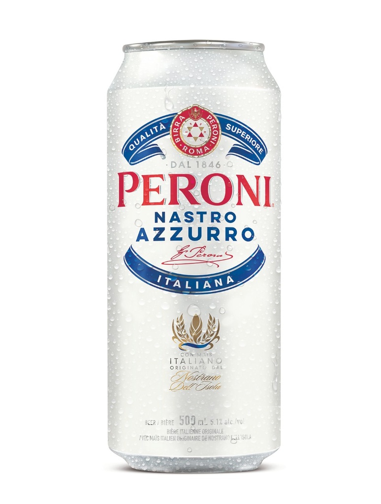Peroni Nastro Azzurro - 500 ml can