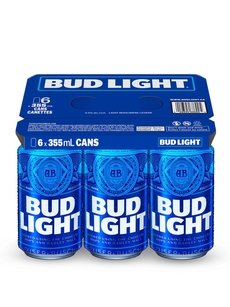 Bud Light - 6 x 355 ml can