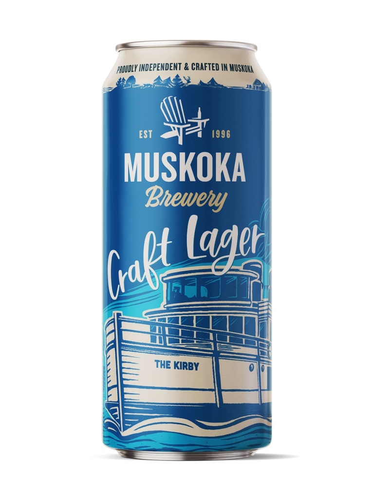 Muskoka Craft Lager - 473 ml can