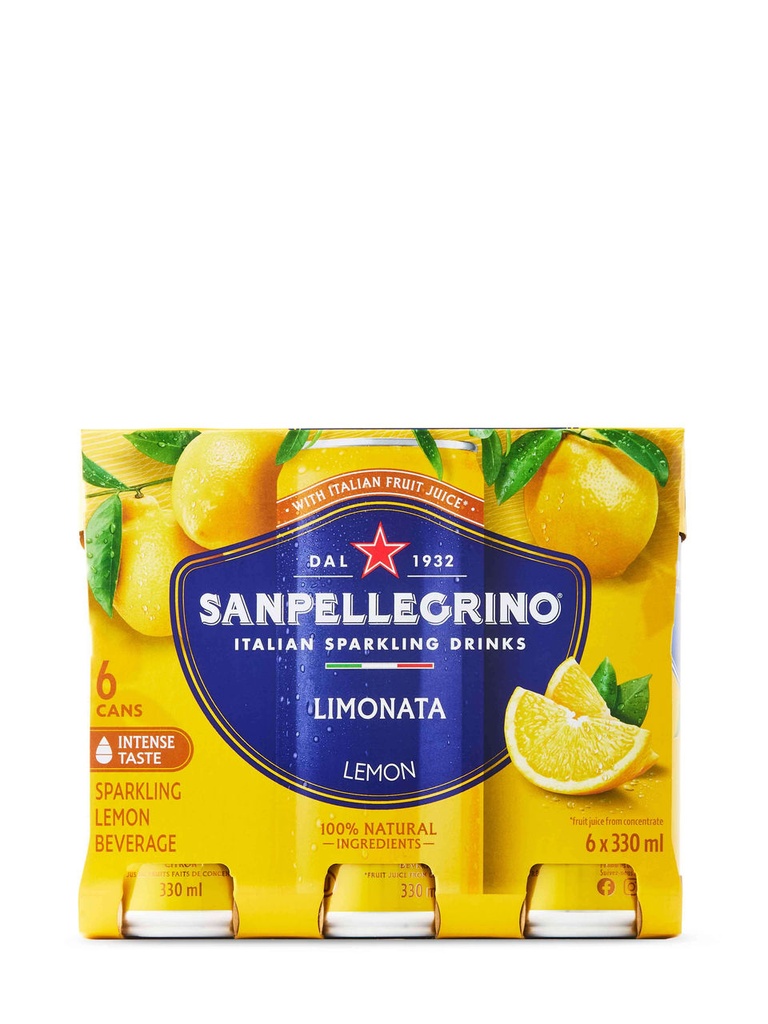 San Pellegrino Limonata - 6 x 330 ml can