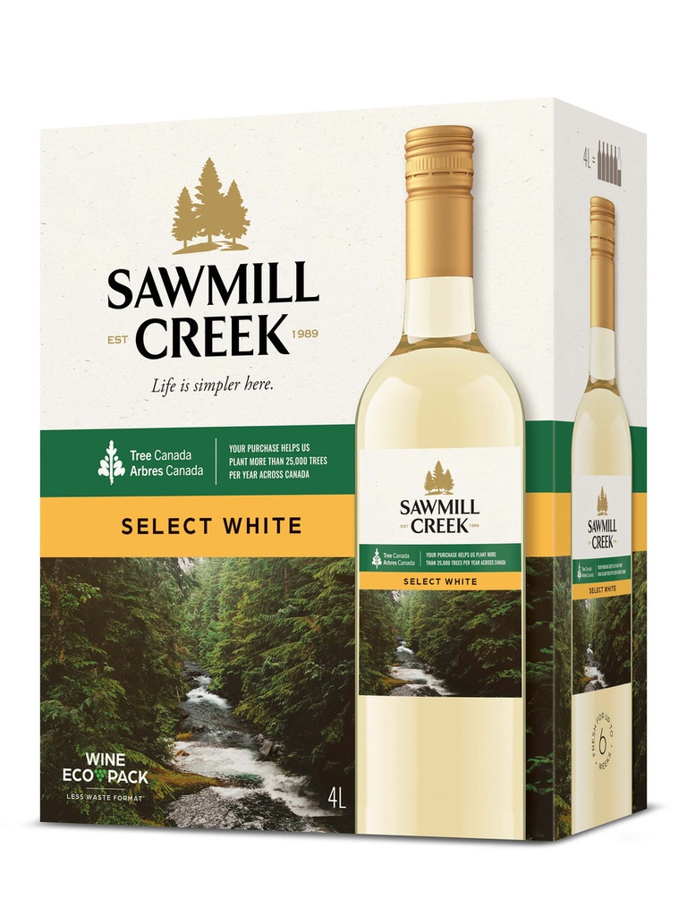 Sawmill Creek Dry White - 4000 ml bagnbox