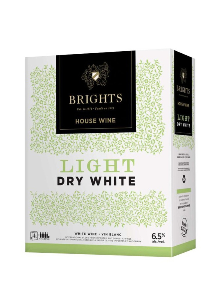 Brights House Dry White - 4000 ml bagnbox