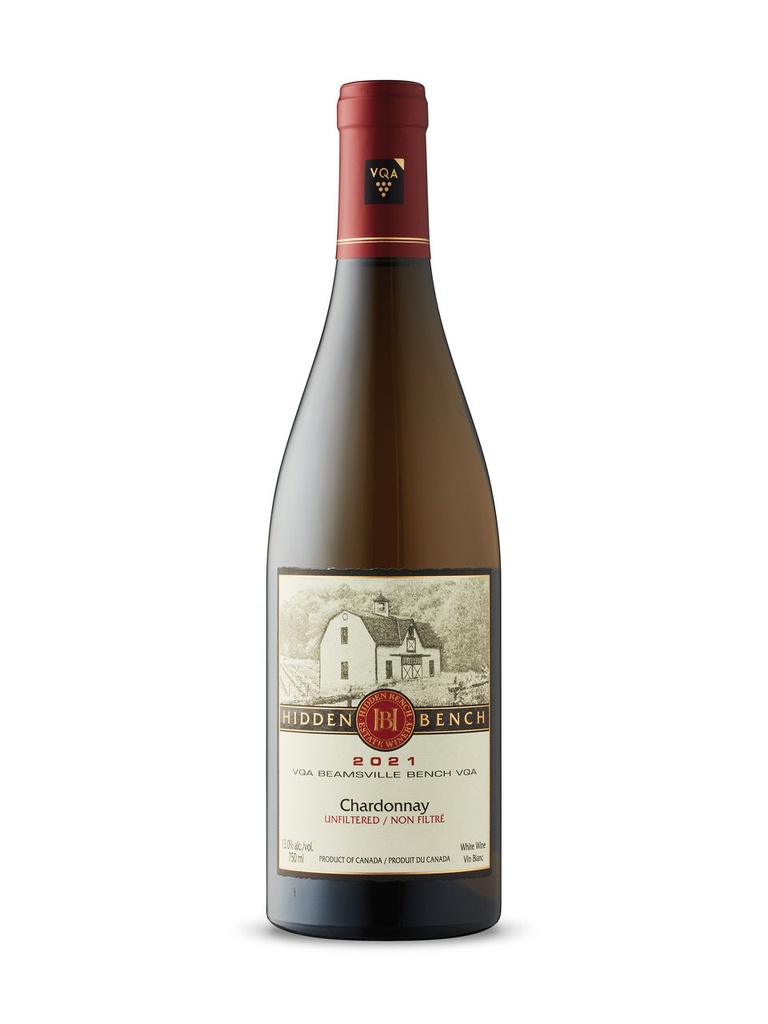 Hidden Bench Estate Organic Chardonnay 2021 - 750 ml bottle