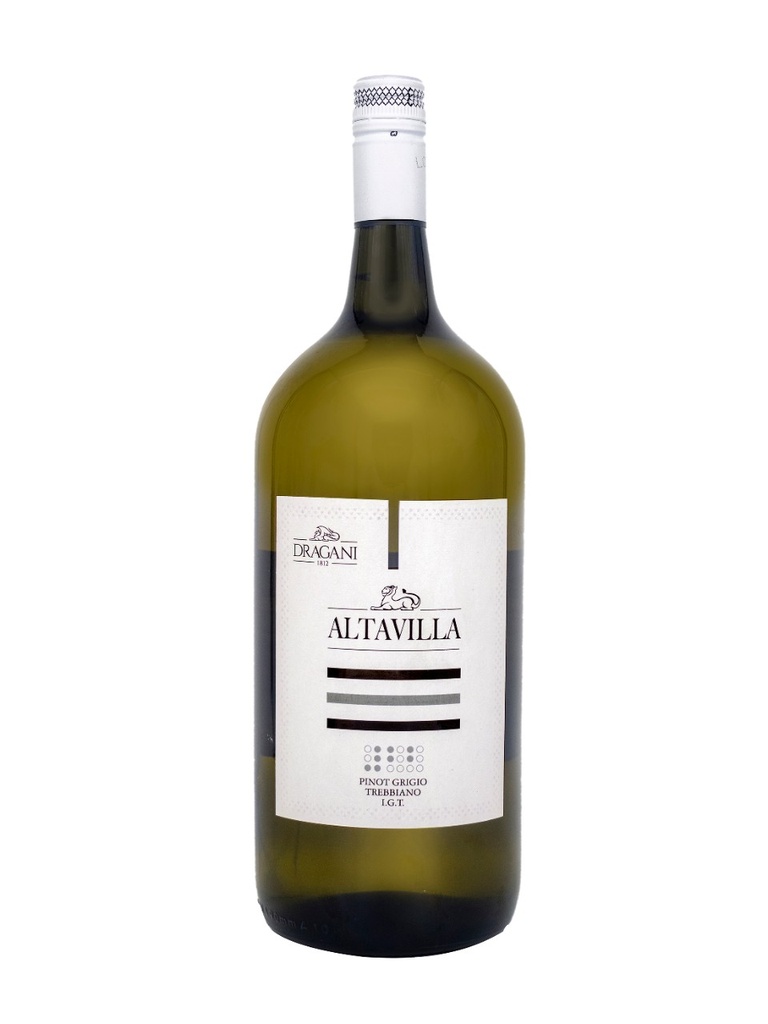 Dragani Altavilla Pinot Grigio Trebbiano IGT - 2000 ml bottle