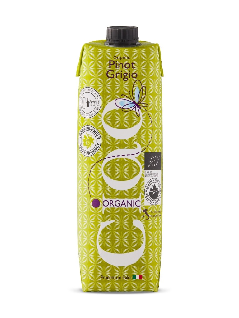 Ciao Pinot Grigio Organic Carton - 1000 ml tetra