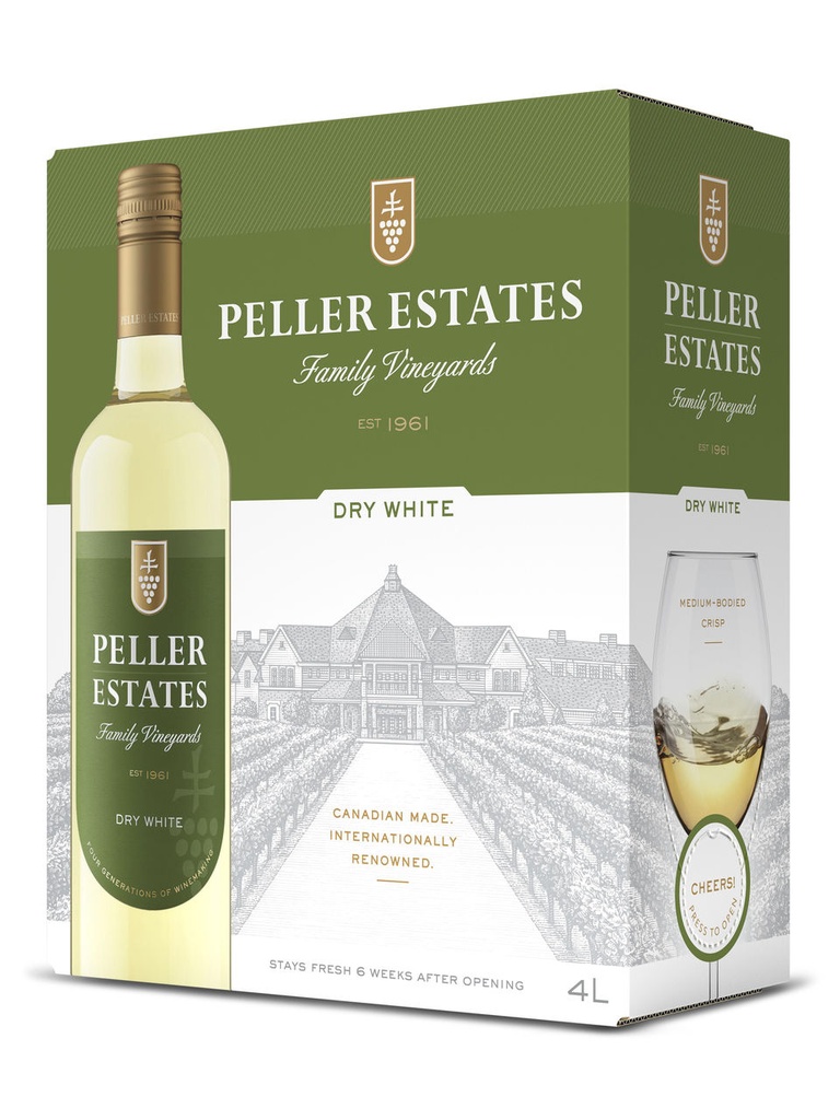 Peller Family Vineyards Dry White - 4000 ml bagnbox