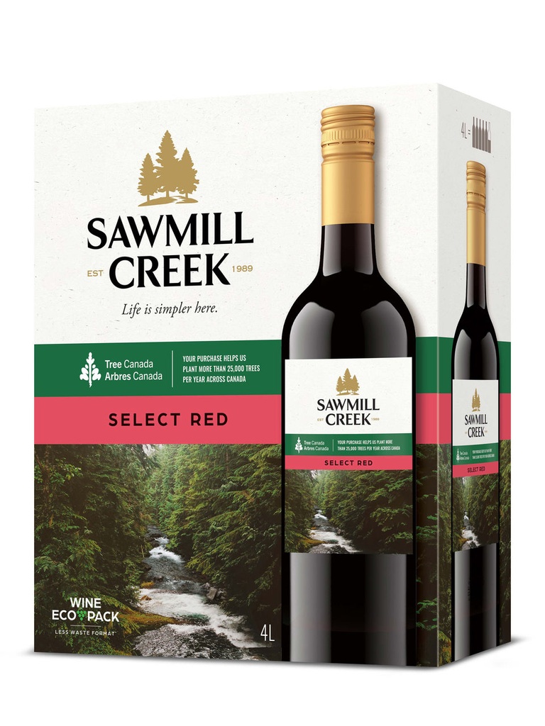 Sawmill Creek Dry Red - 4000 ml bagnbox