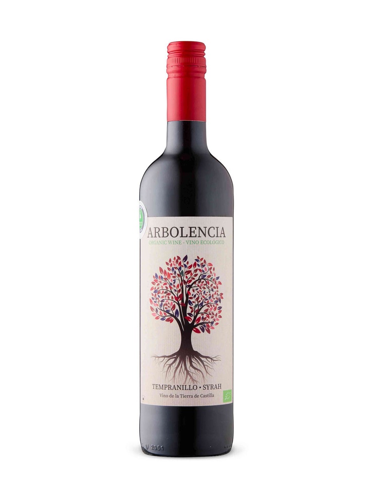 Arbolencia Tempranillo Syrah Organic - 750 ml bottle