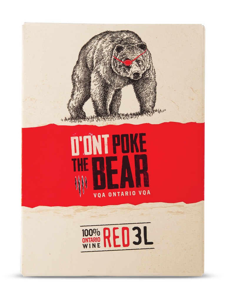 D'Ont Poke the Bear Red VQA - 3000 ml bagnbox