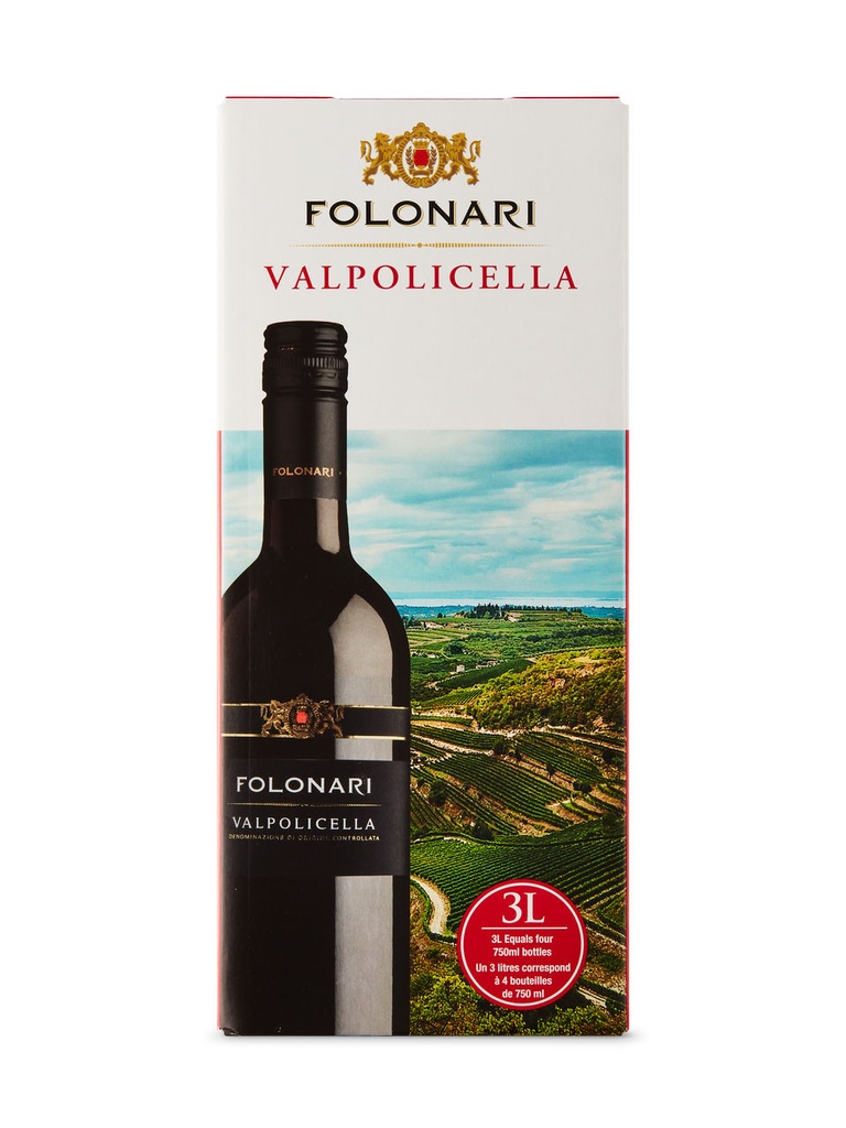 Folonari Valpolicella Classico DOC - 3000 ml bagnbox