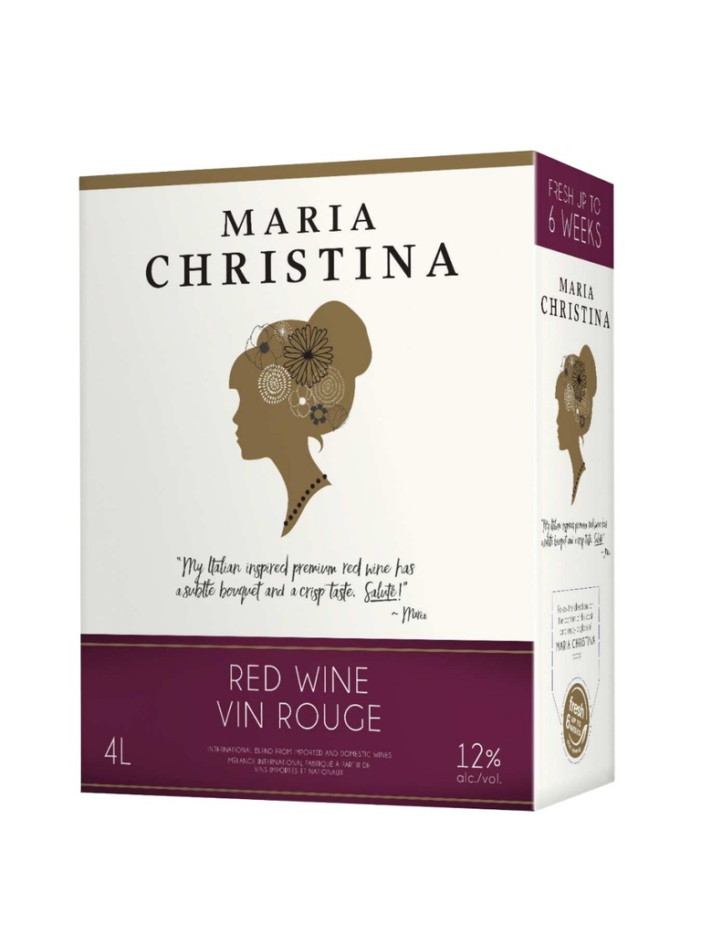 Brights Maria Christina Red - 4000 ml bagnbox