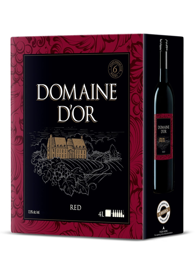 Domaine D'Or Red - 4000 ml bagnbox