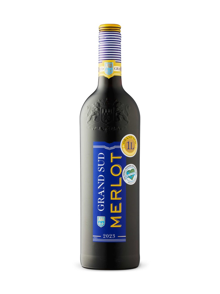 Grand Sud Merlot (PET) - 1000 ml bottle