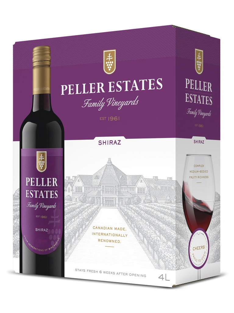 Peller Family Vineyards Shiraz - 4000 ml bagnbox