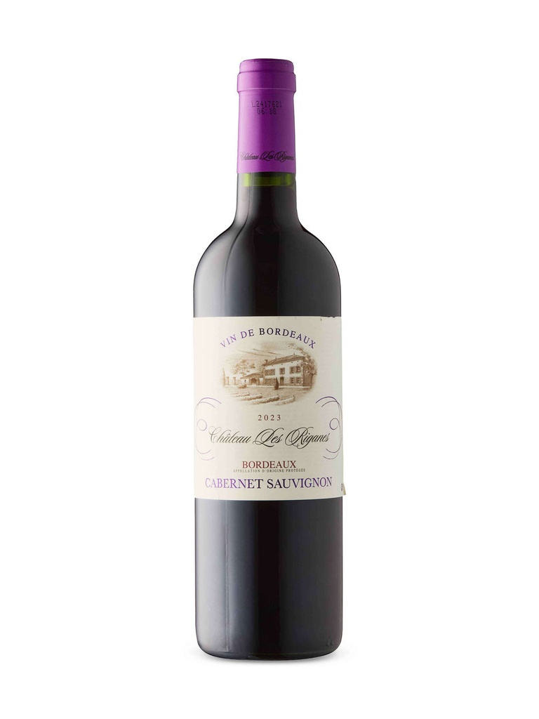 Château Les Riganes Cabernet Sauvignon KPM - 750 ml bottle