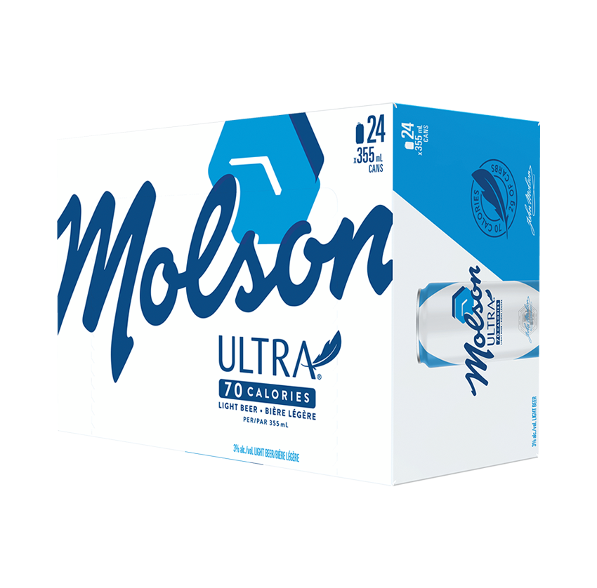 MOLSON ULTRA 24 X Can 355 ml 