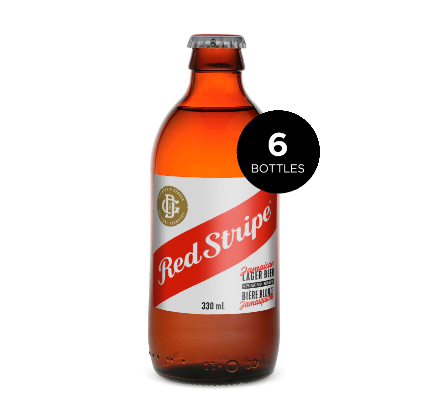 RED STRIPE IMPORT 6 X Bottle 330 ml 
