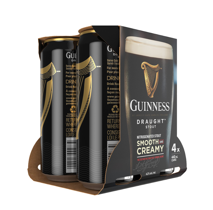 GUINNESS PUB DRAUGHT 4 X Can 440 ml 