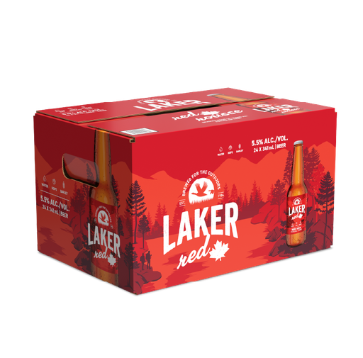 LAKER RED 24 X Bottle 341 ml 