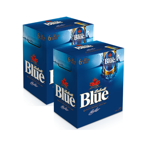 LABATT BLUE 12 X Bottle 341 ml 