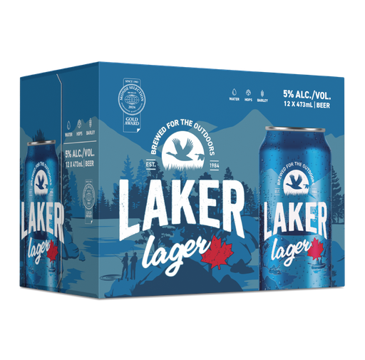 LAKER LAGER 12 X Can 473 ml 