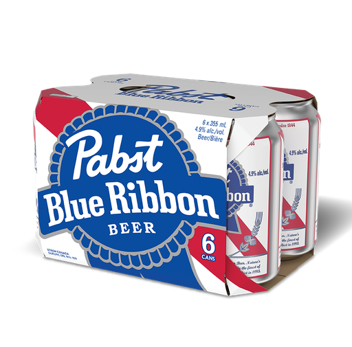 PABST BLUE RIBBON 6 X Can 355 ml 