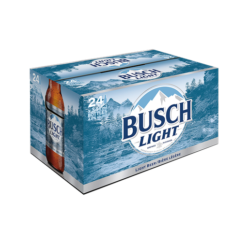 BUSCH LIGHT 24 X Bottle 341 ml 