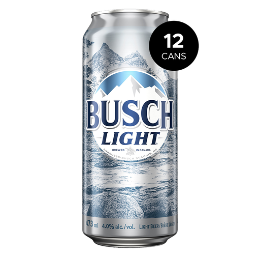 BUSCH LIGHT 12 X Can 473 ml 