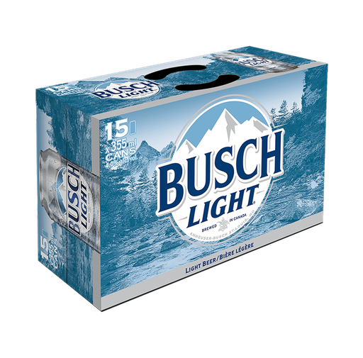 BUSCH LIGHT 15 X Can 355 ml 
