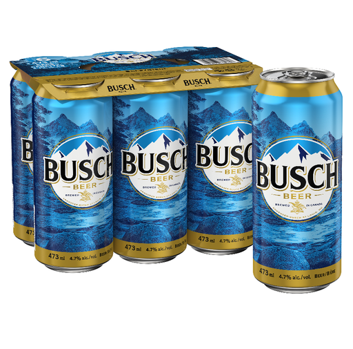 BUSCH LAGER 6 X Can 473 ml 