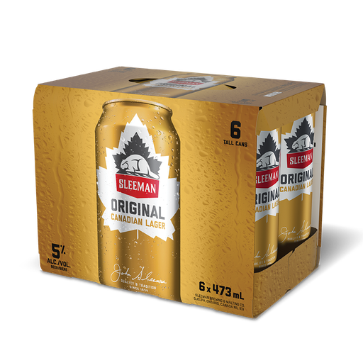 SLEEMAN ORIGINAL LAGER 6 X Can 473 ml 