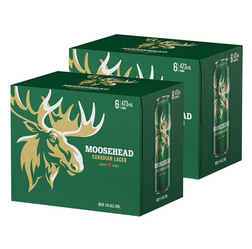 MOOSEHEAD LAGER 12 X Can 473 ml 