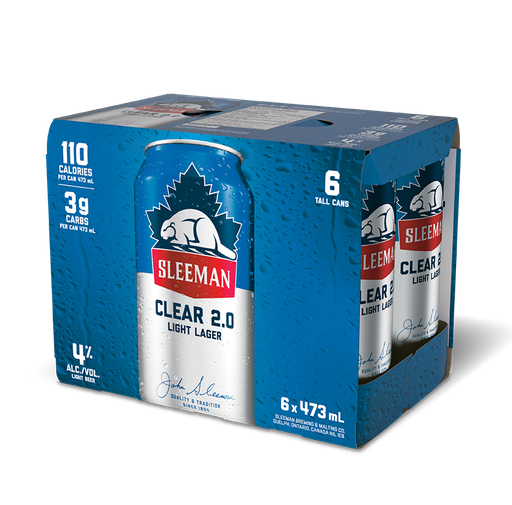 SLEEMAN CLEAR 2.0 6 X Can 473 ml 