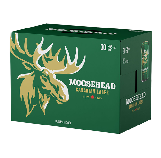 MOOSEHEAD LAGER 30 X Can 355 ml 