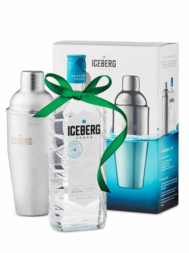 [46496] Iceberg Vodka Giftpack With Shaker