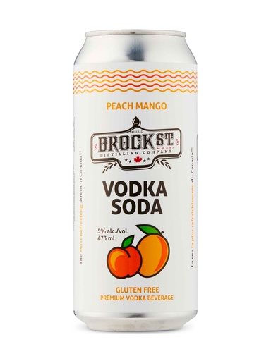 [45987] BROCK STREET PEACH MANGO VODKA SODA 473ML