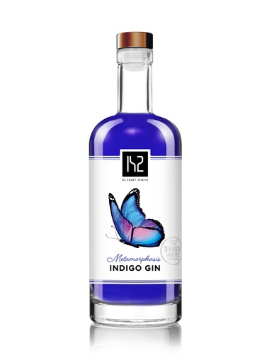 [27393] H2 Craft Spirits Metamorphosis Indigo Gin - 750 ml bottle