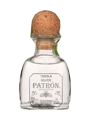 [245381] Patron Silver Tequila - 50 ml bottle