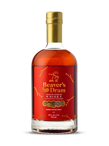 [37204] Beaver's Dram Premium Canadian Whisky - 750 ml bottle
