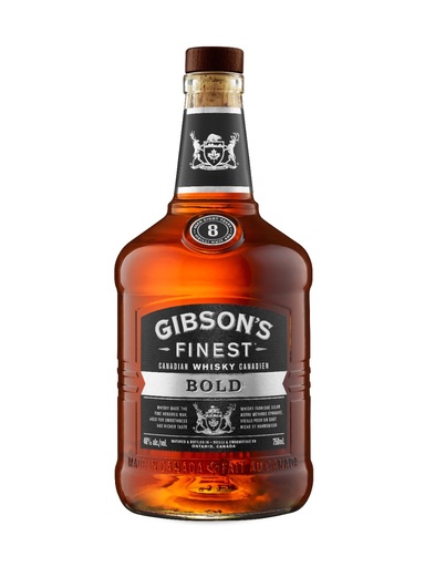 [457572] Gibson's Finest Bold 8 Year Old Whisky - 750 ml bottle