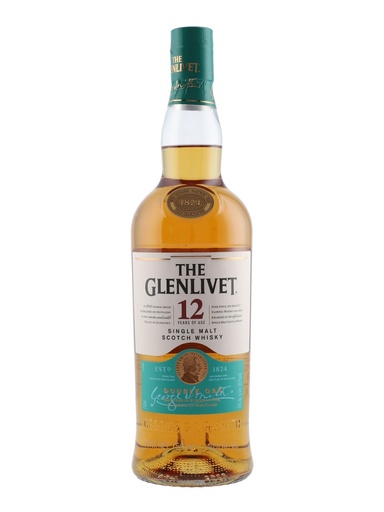 [21097] The Glenlivet 12 Year Old Single Malt Scotch Whisky - 750 ml bottle