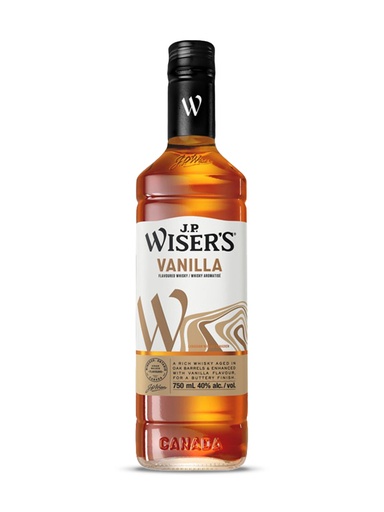 [474551] J.P. Wiser's Vanilla Whisky - 750 ml bottle