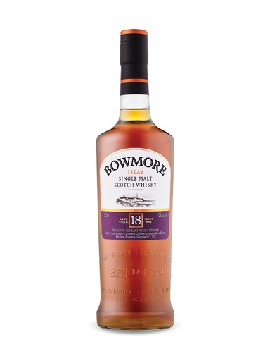 [250399] Bowmore 18 Year Old Islay Single Malt - 750 ml bottle