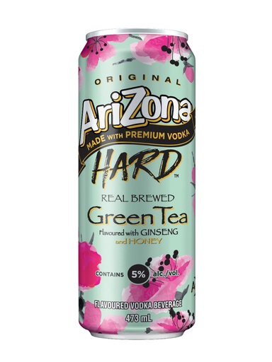 [14484] Arizona Hard Green Tea - 473 ml can