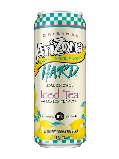 [24344] Arizona Hard Lemon Iced Tea - 473 ml can