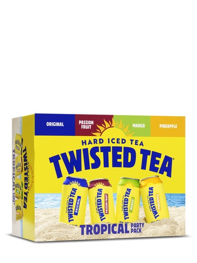 [42403] Twisted Tea Tropical Party Pack - 12 x 355 ml can