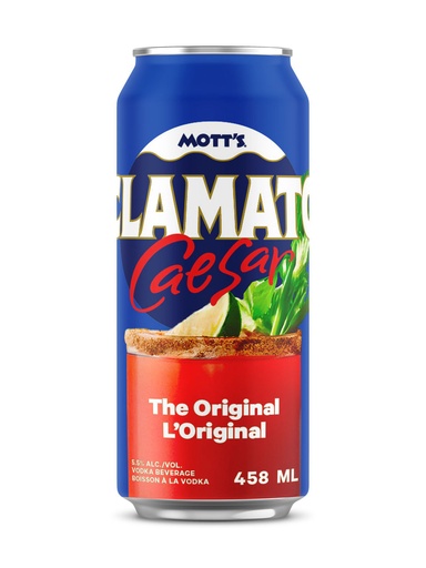 [37819] Motts Clamato Original Caesar - 458 ml can