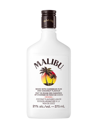 [601765] Malibu Coconut Rum Liqueur (PET) - 375 ml bottle