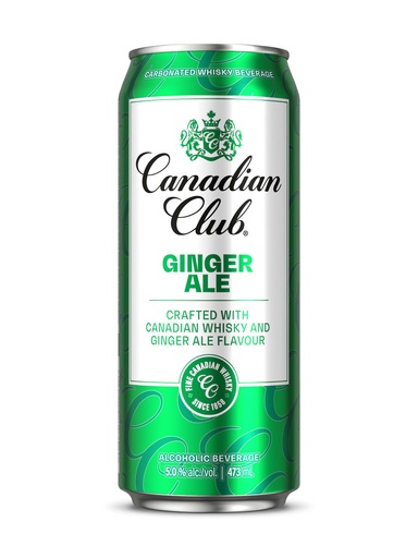 [24325] Canadian Club & Ginger Ale - 473 ml can